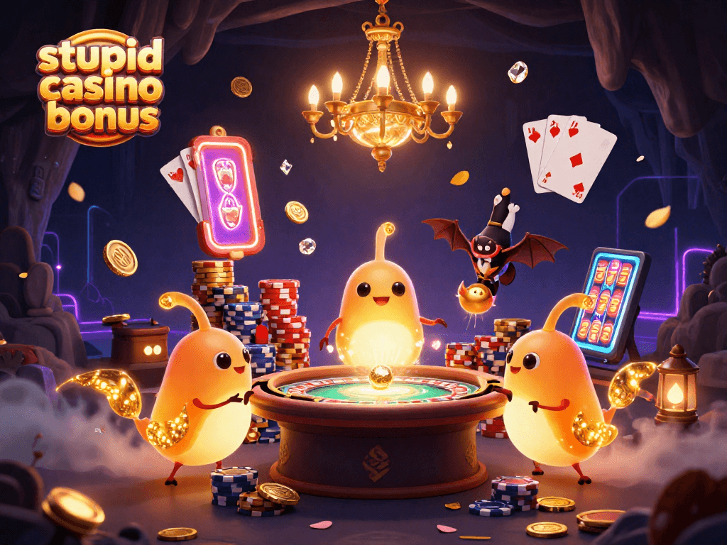 Gagnez avec le bonus Stupid Casino grâce à des tours gratuits et des gains sans wager.
