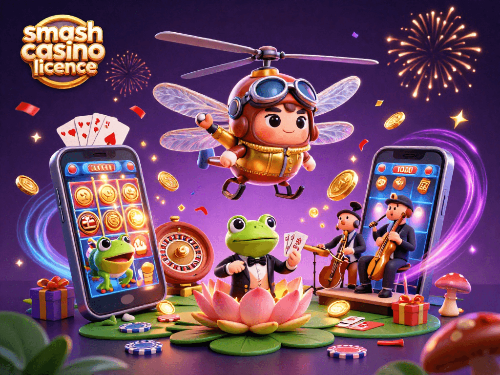 Découvrez la licence Smash Casino et son environnement sécurisé lors d'une partie de cartes.